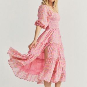LoveShackFancy- NEW Capri Midi Floral Dress